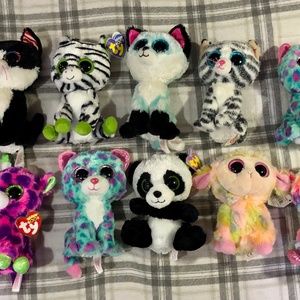 Vintage and Exclusive Ty Beanie Boo lot of 9 - individually priced!